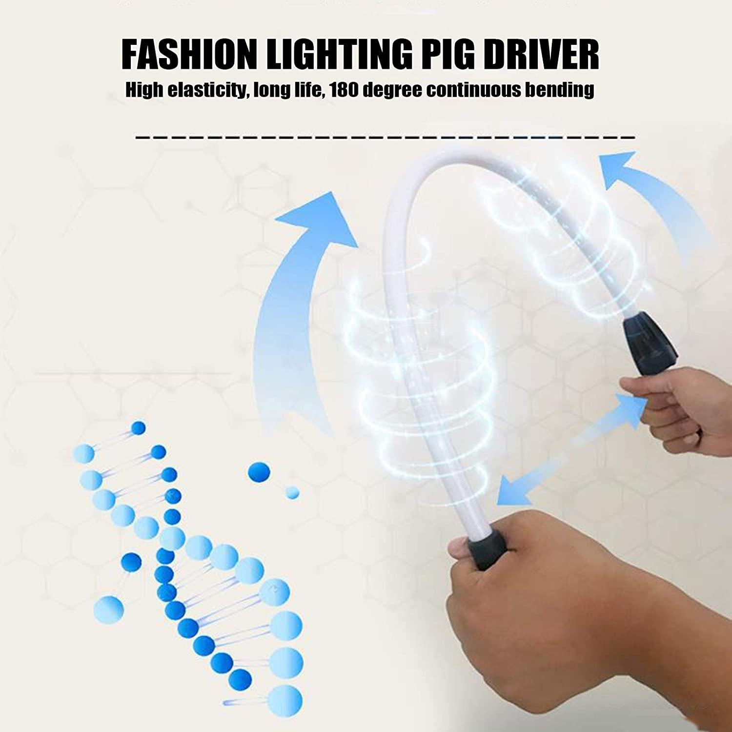 waterproof cattle prod stick,electric rechargeable hand prod shock animals livestock farm pig cattle prod livestock prod stick for cow pig cattle goats and big dog,