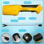 waterproof cattle prod stick,electric rechargeable hand prod shock animals livestock farm pig cattle prod livestock prod stick for cow pig cattle goats and big dog,