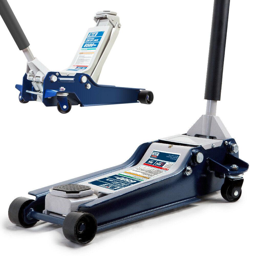 3.25 Ton 6,500 lb Capacity Hydraulic Floor Jack with Dual Piston  Lift Pump
