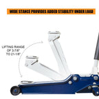 3.25 Ton 6,500 lb Capacity Hydraulic Floor Jack with Dual Piston  Lift Pump