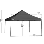 ST144 12 ft. x 12 ft. Red Straight Leg Canopy