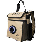 360 Backpack 18.5 oz Chest Cooler with Bluetooth Speaker in Tan