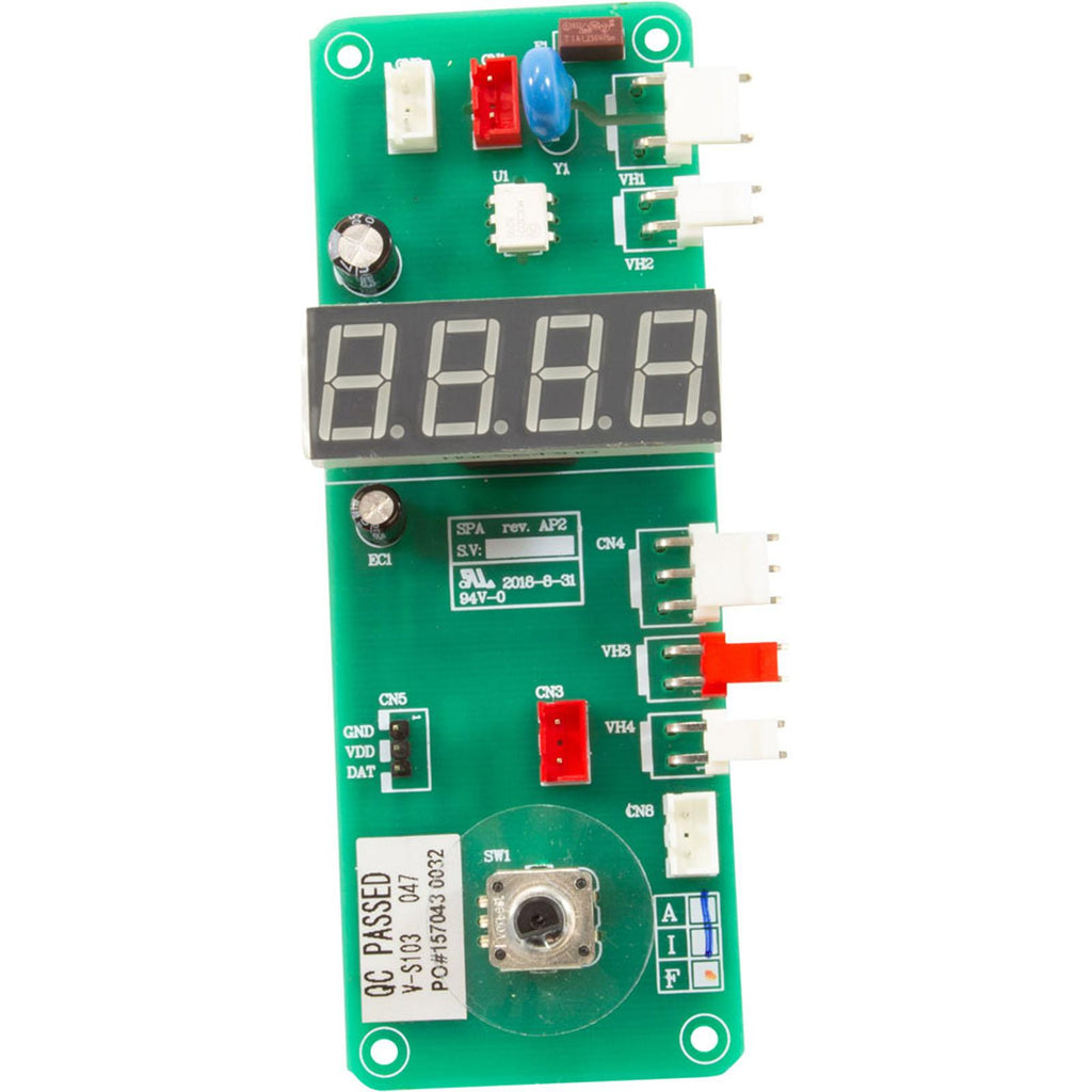 Raypak PCB, Raypak, 0005/0011, with LED Display
