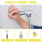 39 Piece Tool Set General Household Tool Kit - Basic Home Tool Set Small Hand Tool Kit with Plastic Toolbox StoraCase for Home GaraOffice ColleDormitory Use Yellow
