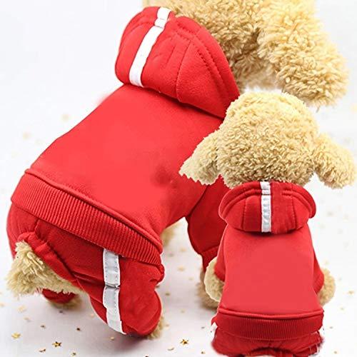 NSK Pet Clothing LLP 2 PCS Pet Dog Clothes for Dogs Overalls Pet Jumpsuit Puppy Cat Clothing for Dog Coat Thick Pets Dogs Clothing, Size:XXL(Blue)