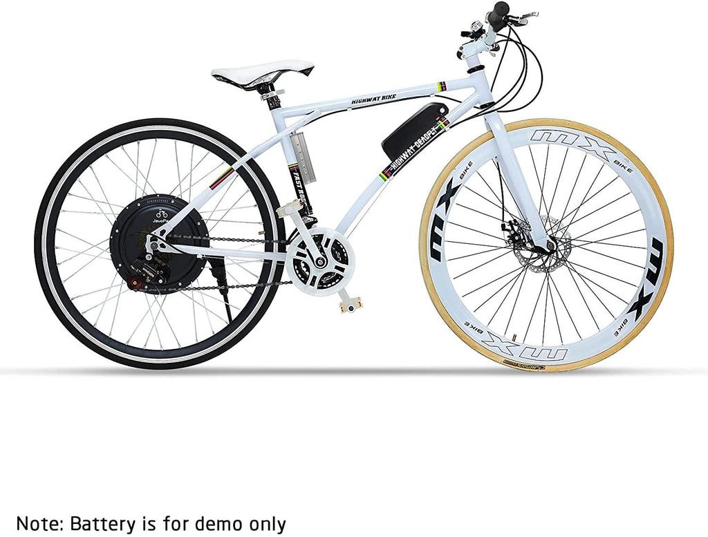 JauoPay 36V 750W Electric Bicycle Conversion Kit 26" E-Bike Rear Wheel 25mile/h (40km/h) Legal Top Speed Electric Bicycle Wheel Kit Freewheel Included