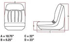 6669135 bobcat skid-steer loaders replacement seat