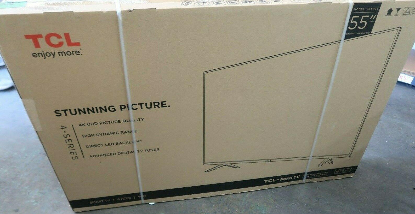 tcl 55s435 55" 4k ultra hd hdr smart led tv