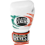 Cleto Reyes Hook and Loop Leather Training Boxing Gloves - 12 oz - Mexican Flag