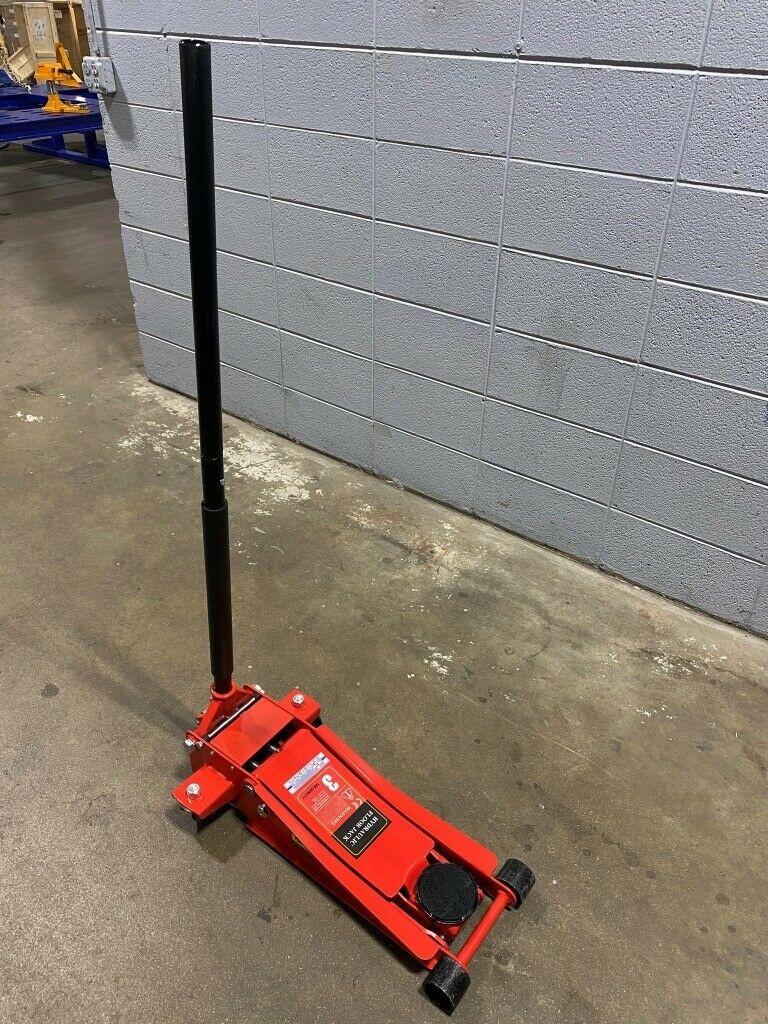 3 Ton Heavy Duty Steel Ultra Low Profile Floor Jack  Pump Lifting Car 5Star