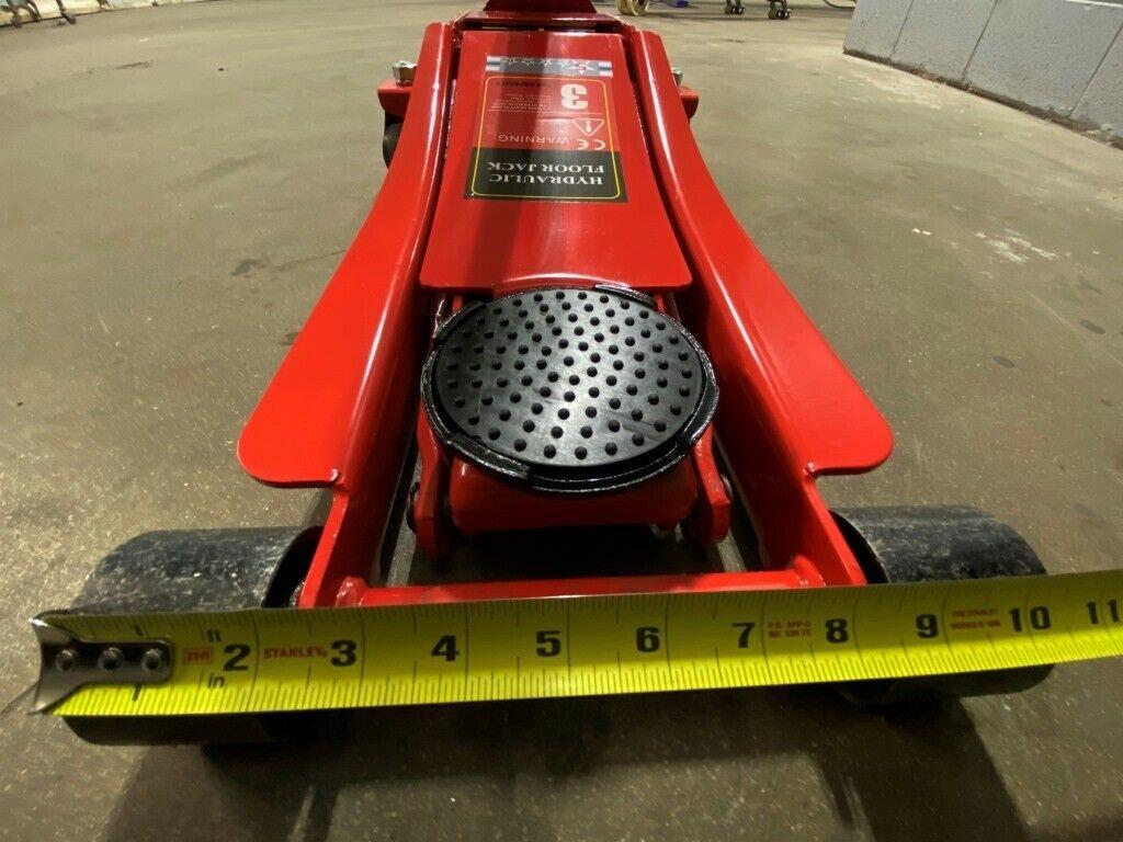 3 Ton Heavy Duty Steel Ultra Low Profile Floor Jack  Pump Lifting Car 5Star