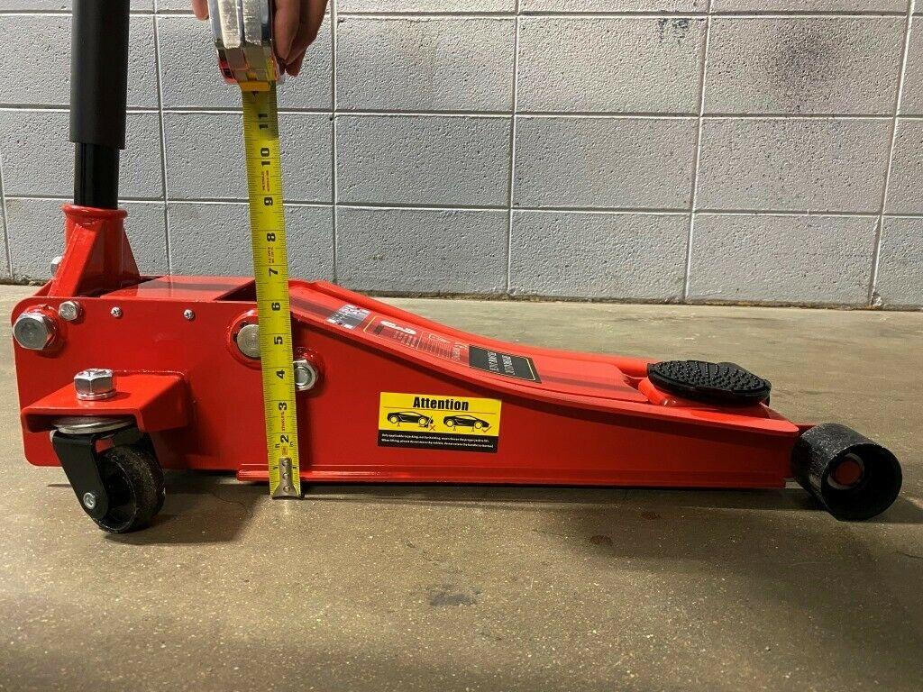 3 Ton Heavy Duty Steel Ultra Low Profile Floor Jack  Pump Lifting Car 5Star
