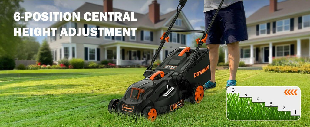 40V 19" Cordless Lawn Mower, Brushless Push Lawn Mower w/ 13.2Gal Bag, 98% Grass Collection, 3-Step er Foldable, 6-Position Height Adjustment Meets Various Cutting Needs