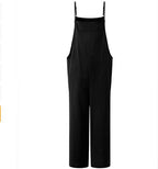2021 Women Solid Brief Cotton Dungaree Overalls
