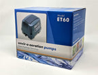 blue diamond et60+ plus - septic or pond linear diaphragm air pump with free additional air filter
