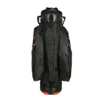 PowerBilt Golf TPS 5400 Cart Bag 14-way Top - Black / Red