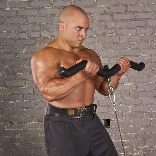 LPG Muscle Hog Legs SUB PRIMAL 1-3/4" Fat Triceps / Biceps Bar Cable Attachment