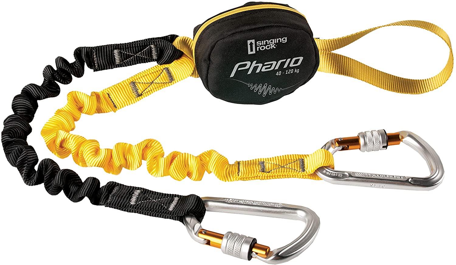 Singing Rock Set Ferrata Phario Slide Unisex Adult Climbing Gloves, Black