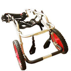ZHIJIA Pet Disabled Wheelchair Pet Wheelchair Quality Aluminum Alloy 2 Wheel Sports Car for Disabled Dogs, Light Weight