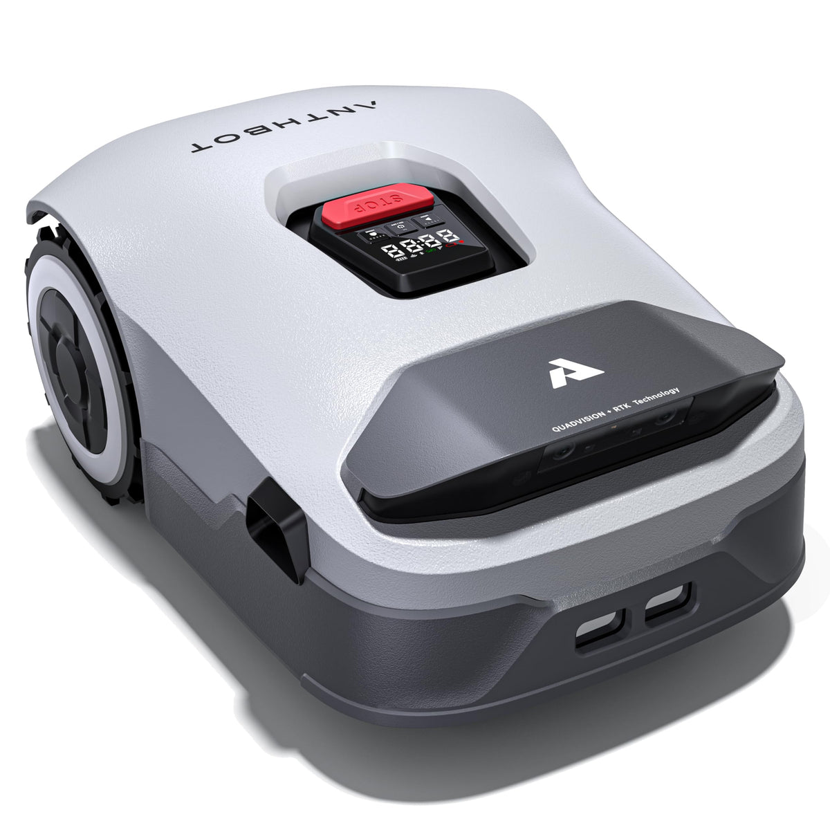 Genie3000 Robot Lawn Mower - NO Wire, Full Band RTK+4-Eye Vision Robotic Lawnmower for 3/4 Acre, Auto Mapping, Multi-Zone Management, Accurate Obstacle Avoidance