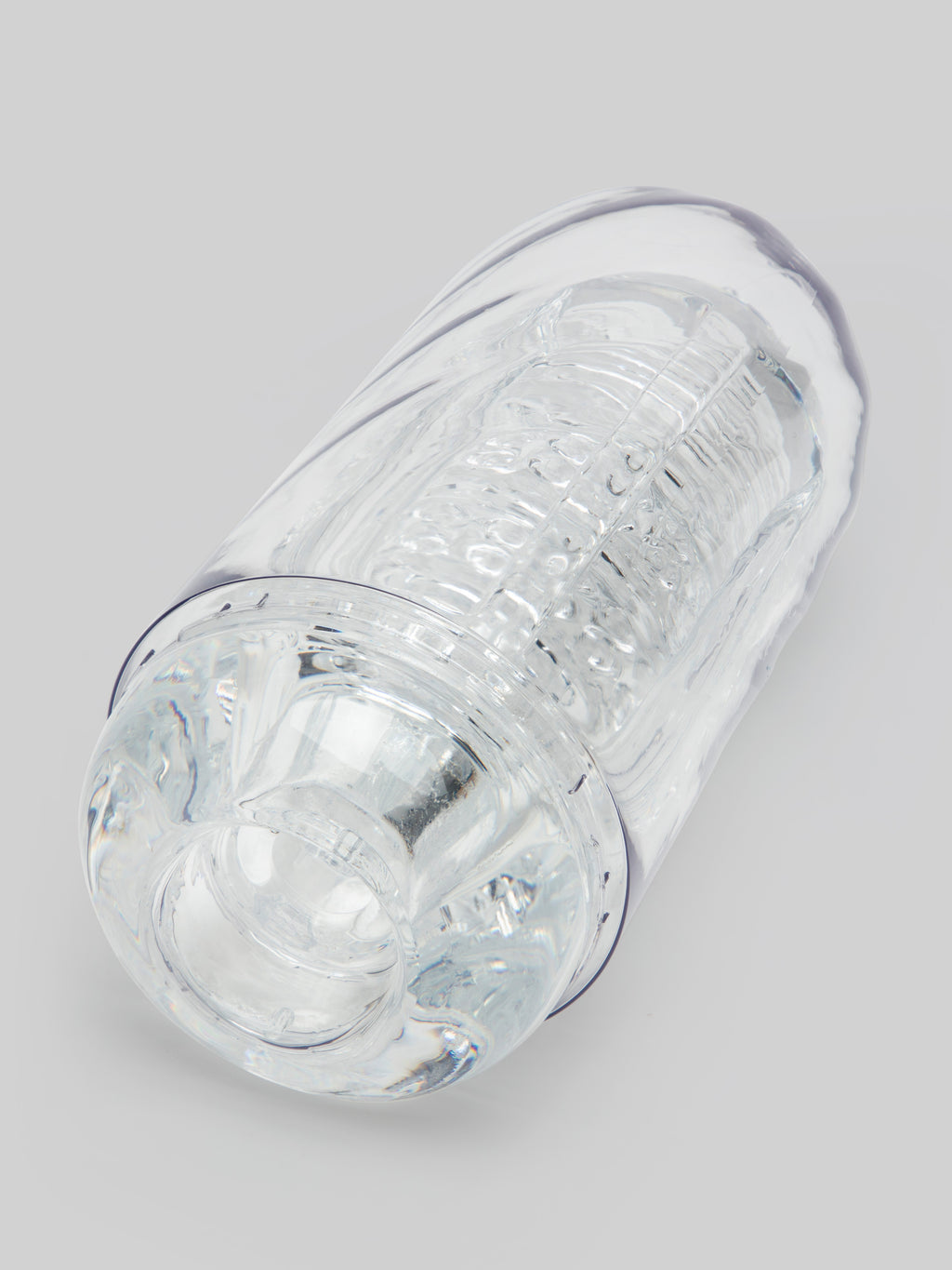 Lovehoney Sensation Clear Textured Male Masturbator , Clear
