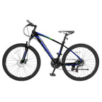 26" Adult Mountain Bike, 21 Speed Dual Suspension Bicycle for Women and Men