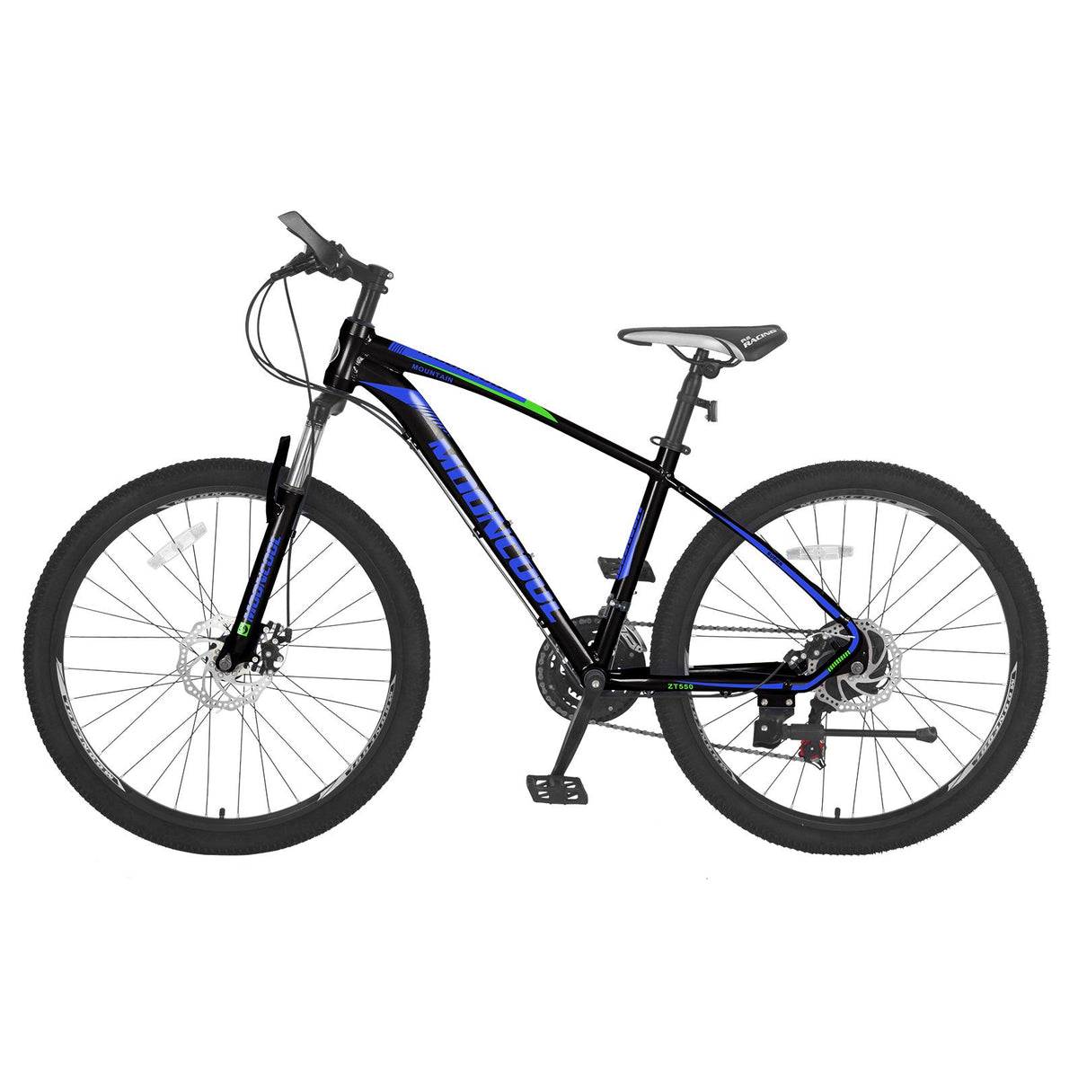 26" Adult Mountain Bike, 21 Speed Dual Suspension Bicycle for Women and Men