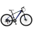 26" Adult Mountain Bike, 21 Speed Dual Suspension Bicycle for Women and Men
