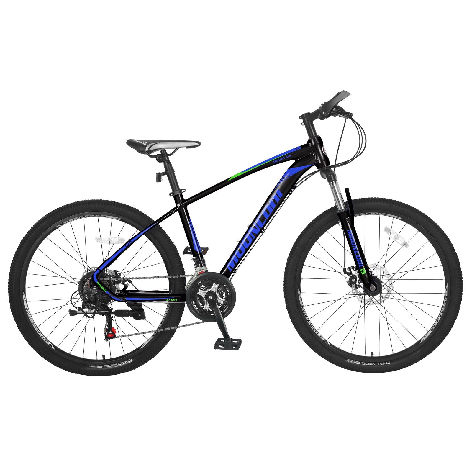 26" Adult Mountain Bike, 21 Speed Dual Suspension Bicycle for Women and Men