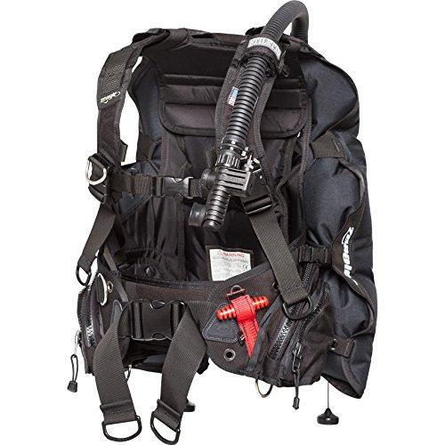 Zeagle Stiletto BCD with the Ripcord Weight System, Black, Medium