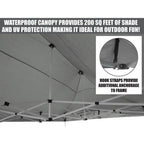Party Tent 10 ft. x 20 ft. White Canopy