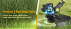 20V Cordless String Trimmer, 2.0Ah Battery Powered with Fast Charger, 12'' Grass Cutter with Auto Line Feed, 3-in-1 Electric Lawn Mower Grass Trimmer &amp; Edger Lawn Tool with 8 Lines for Yard, Garden