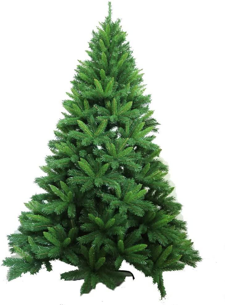 AZPINGPAN 240 cm 1200 Branch Encryption Widened PVC Green Christmas Tree丨iron Art Solid Cross Base Home Christmas Decoration Ornaments (Domestic/Commercial)