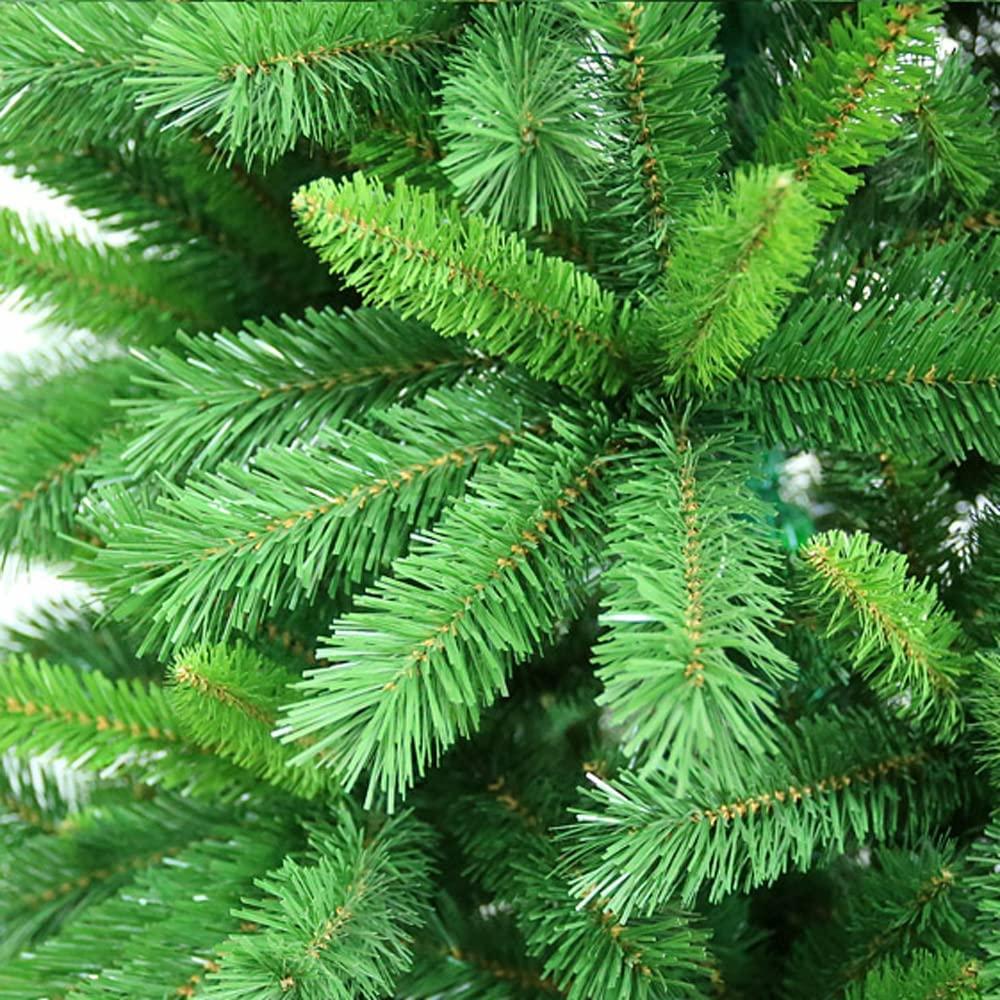 AZPINGPAN 240 cm 1200 Branch Encryption Widened PVC Green Christmas Tree丨iron Art Solid Cross Base Home Christmas Decoration Ornaments (Domestic/Commercial)