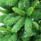 AZPINGPAN 240 cm 1200 Branch Encryption Widened PVC Green Christmas Tree丨iron Art Solid Cross Base Home Christmas Decoration Ornaments (Domestic/Commercial)