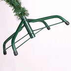 AZPINGPAN 240 cm 1200 Branch Encryption Widened PVC Green Christmas Tree丨iron Art Solid Cross Base Home Christmas Decoration Ornaments (Domestic/Commercial)