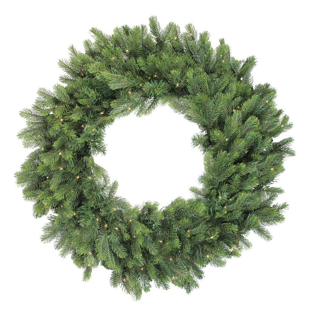 Northlight 30" Prelit LED Oregon Noble Fir Artificial Christmas Wreath - Warm White Lights
