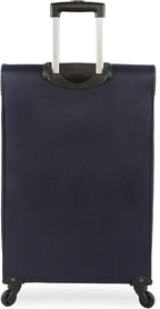 Seascape Collection 4pc Softside Luggage Set, Navy/Yellow