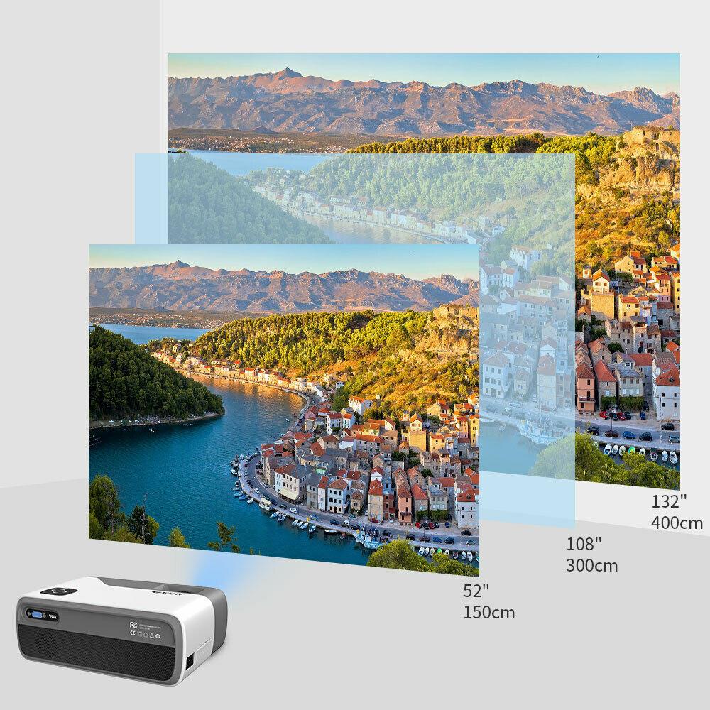 new portable movie android 9.0 projector native 1080p proyector bt video hdmi tv