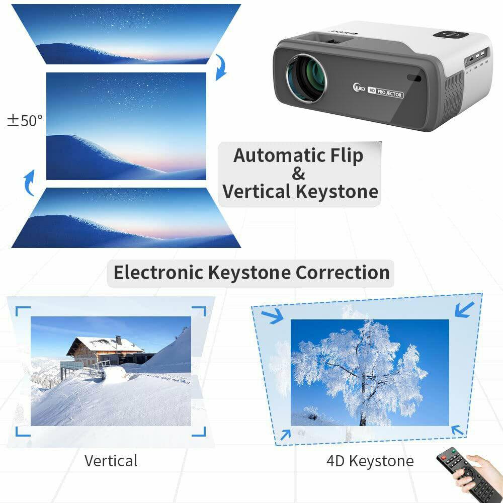 new portable movie android 9.0 projector native 1080p proyector bt video hdmi tv