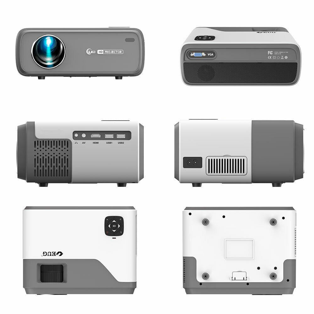 new portable movie android 9.0 projector native 1080p proyector bt video hdmi tv