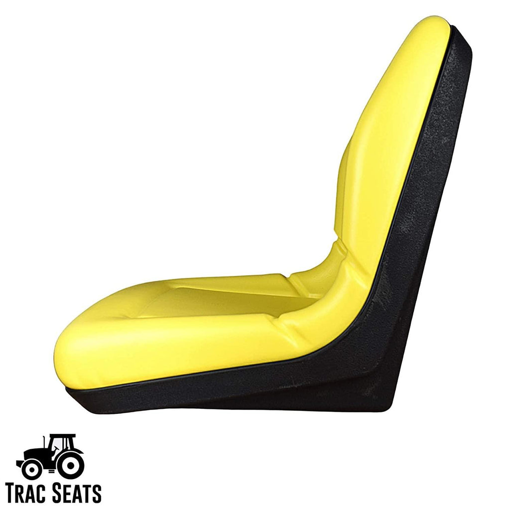 trac seats (2 seats) yellow seat for john deere gator cs ts tx 4x2 am133476 - high back seats (same day )