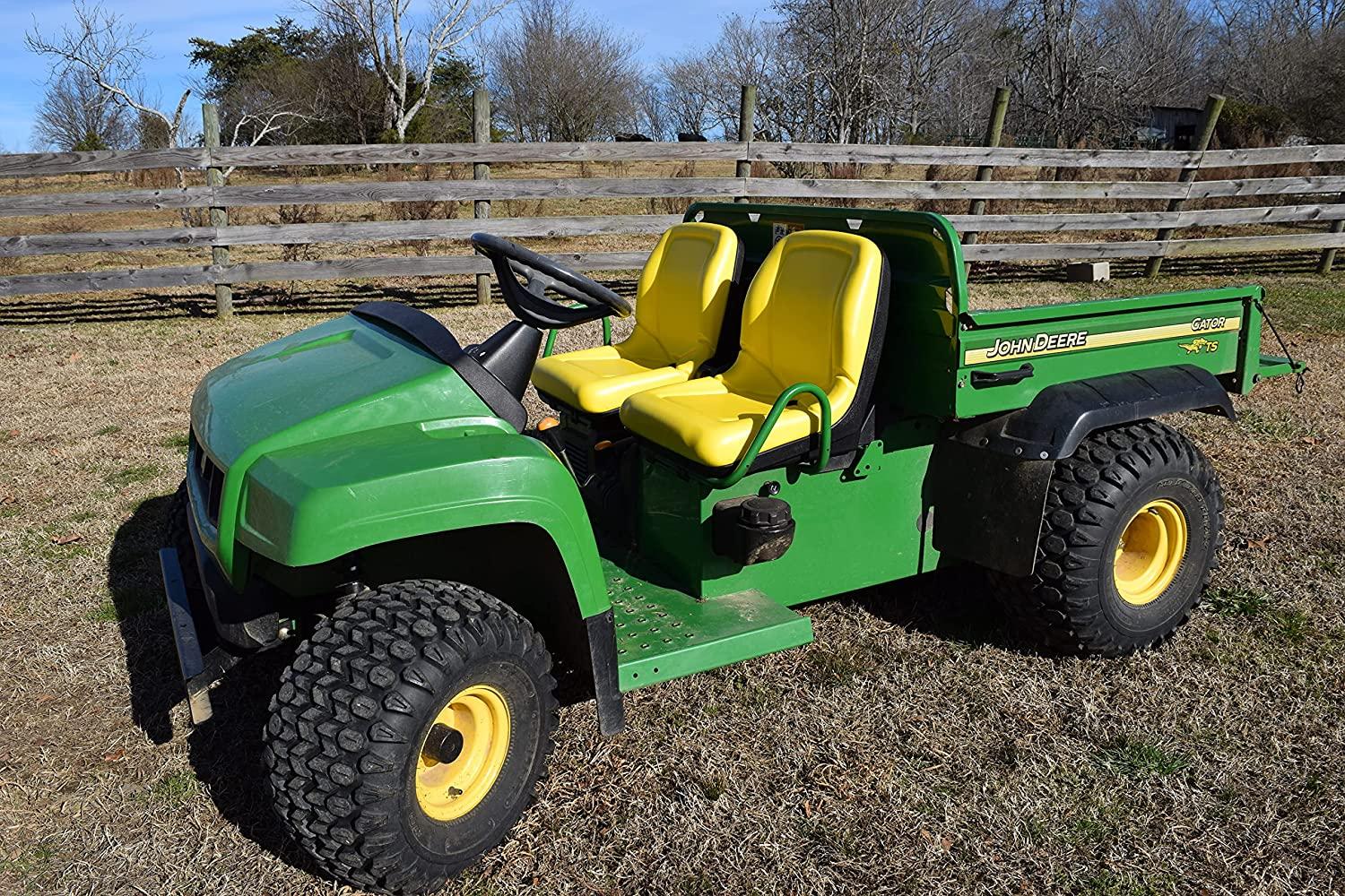 trac seats (2 seats) seats for john deere gator tx 4x2 turf 4x2 hpx xuv 850d, e gator, turf, te gator turf electric, th turf, 4x4 trail, th 6x4 diesel - vg11696 - high back seats (same day )