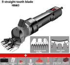 micassj 750w cordless sheep shearer,electric sheep shearer rechargeable, cordless, for shaving fur wool of sheep, goat, cattle, livestock (size : black 13 straight teeth)