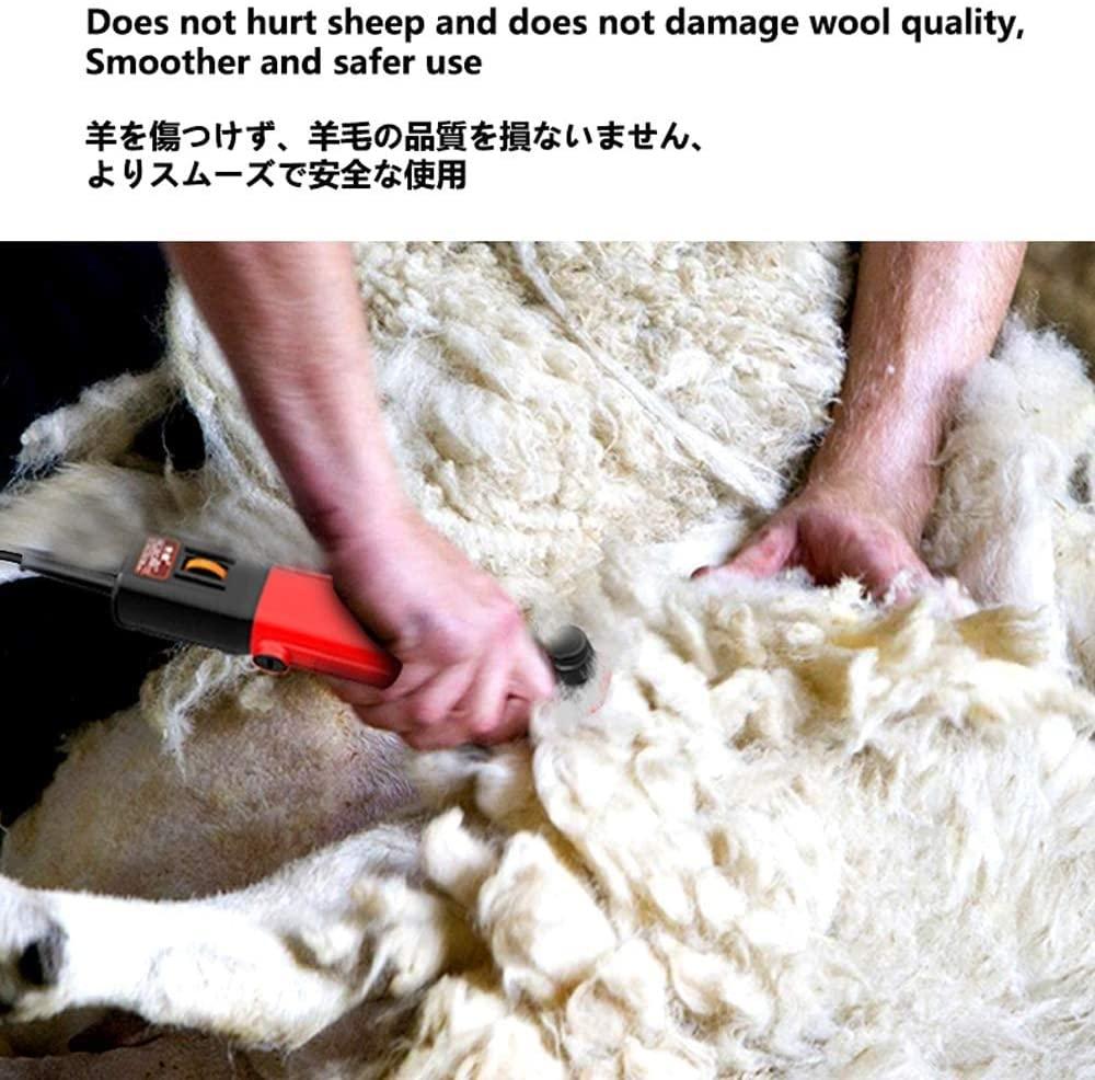 micassj 1000w cordless sheep shearer,electric sheep shearer rechargeable, cordless, for shaving fur wool in sheep, goat, cattle, livestock (size : red 13 straight teeth)