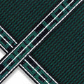 loop loc® green mesh safety cover, 18'x36', 4'x8' 4' offset step, 4' roman end