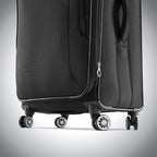 Ascella X Softside Expandable Luggage with Spinner Wheels, Black, 2-Piece Set (21/25)