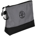 55569 Stand-Up Zipper Bag Tool Pouch with Carabiners, Reinforced Gusseted Bottoms, Water Resistant 1680d, Multi-Size 5-Pack