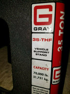 GRAY 35-THF 35 TON Jack Stand Semi Dump Truck LarMachinery Support Stands USA