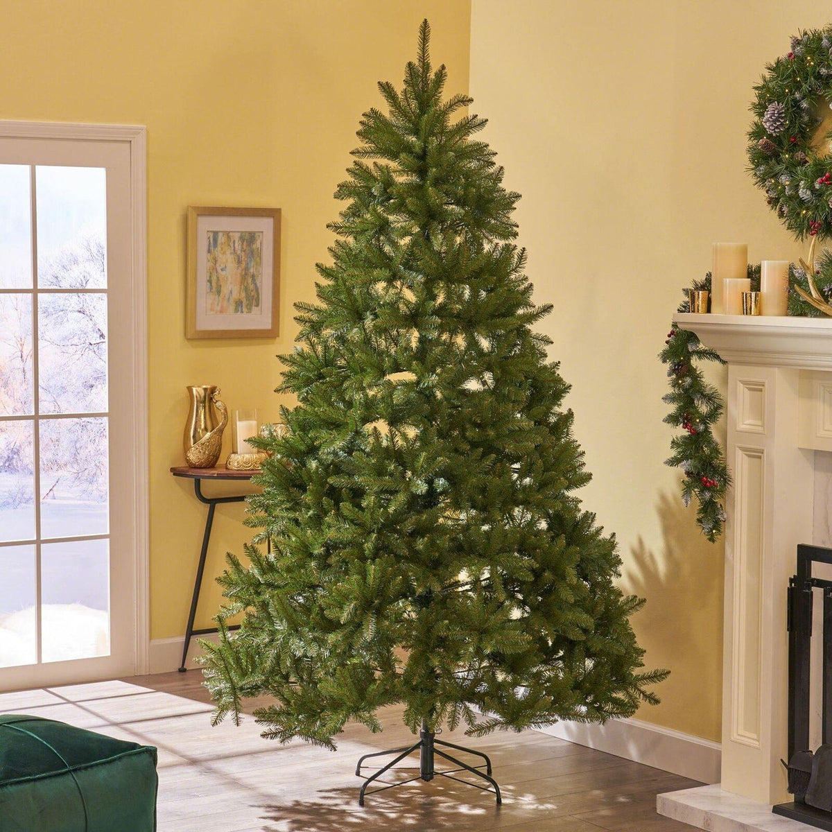 7.5-foot Fraser Fir Hinged Artificial Christmas Tree